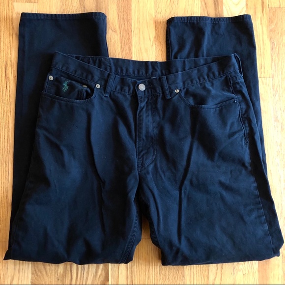 blue polo black jeans